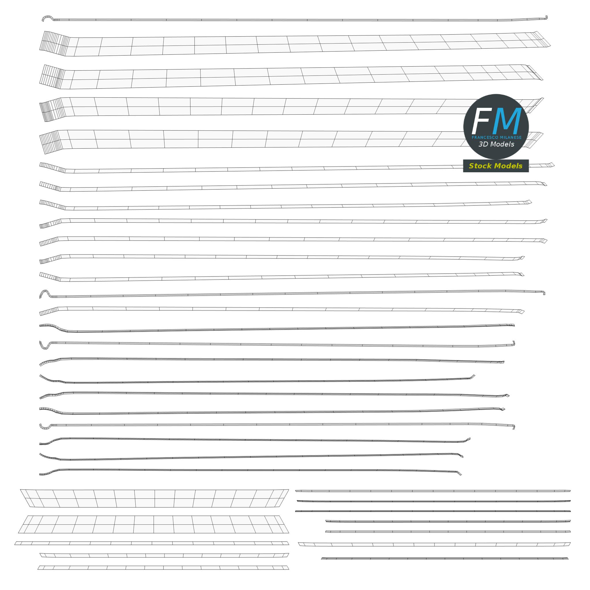 3D-Modell - Sportmedaille mit Band - 12 3D-Modell - Sportmedaille mit Band - 12