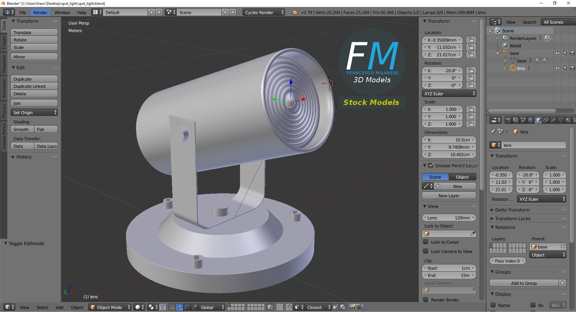 3D-Modell - Strahler - 09