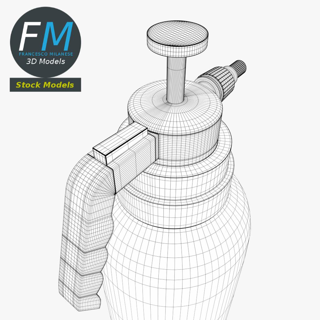 3D-Modell - Garten-Drucksprüher - 08