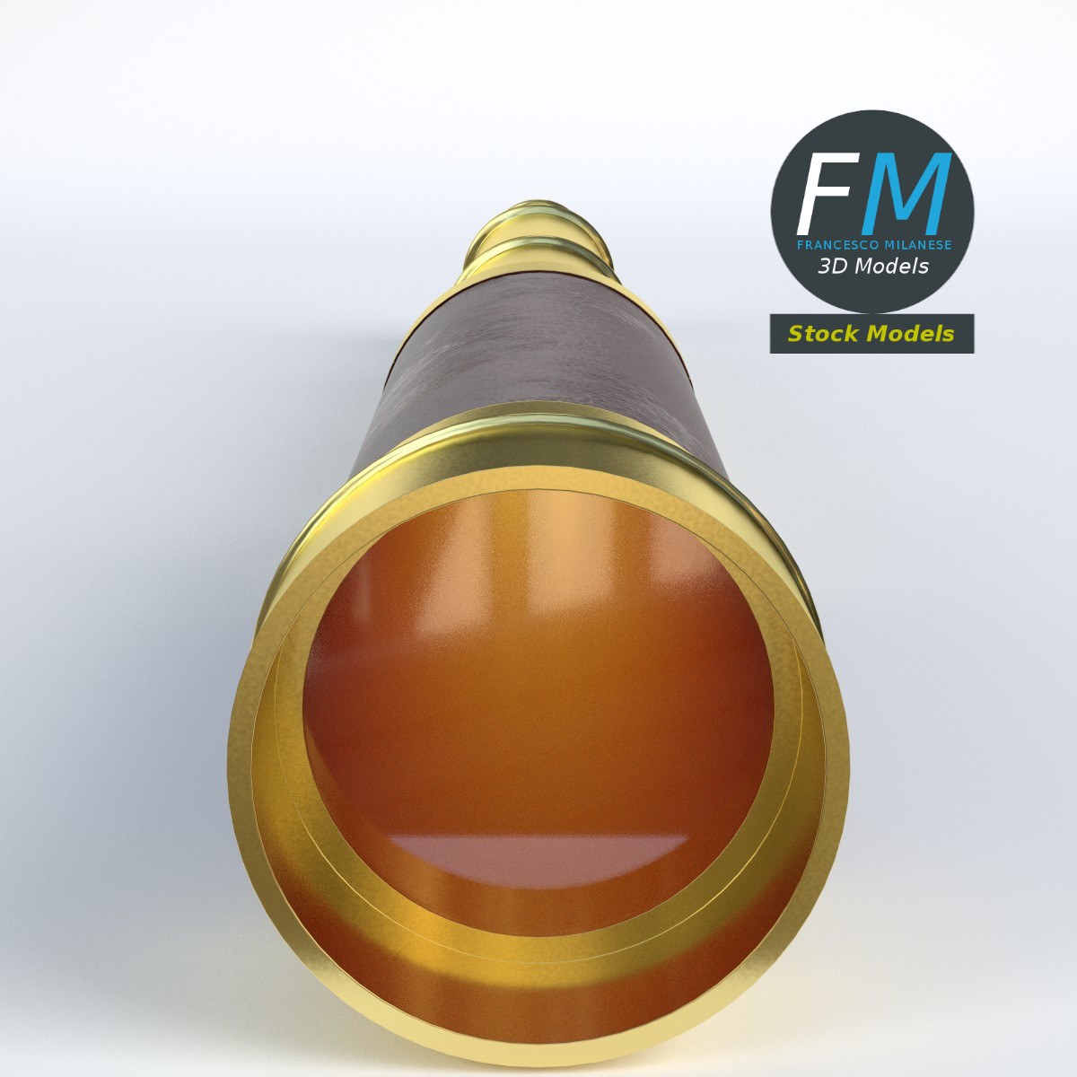 3D-Modell - Ausziehbares Fernrohr - 03
