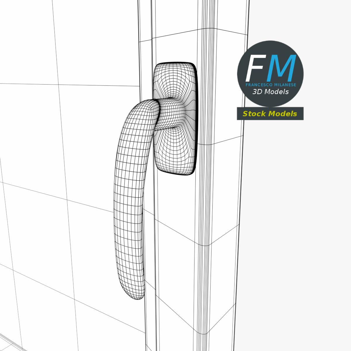 3D-Modell - Quadratisches Fenster - 08