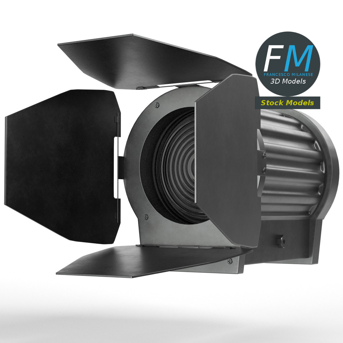3D-Modell - Bühnenscheinwerfer - 01