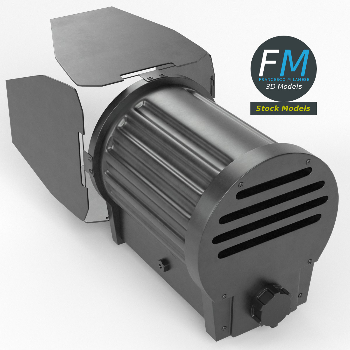 3D-Modell - Bühnenscheinwerfer - 02