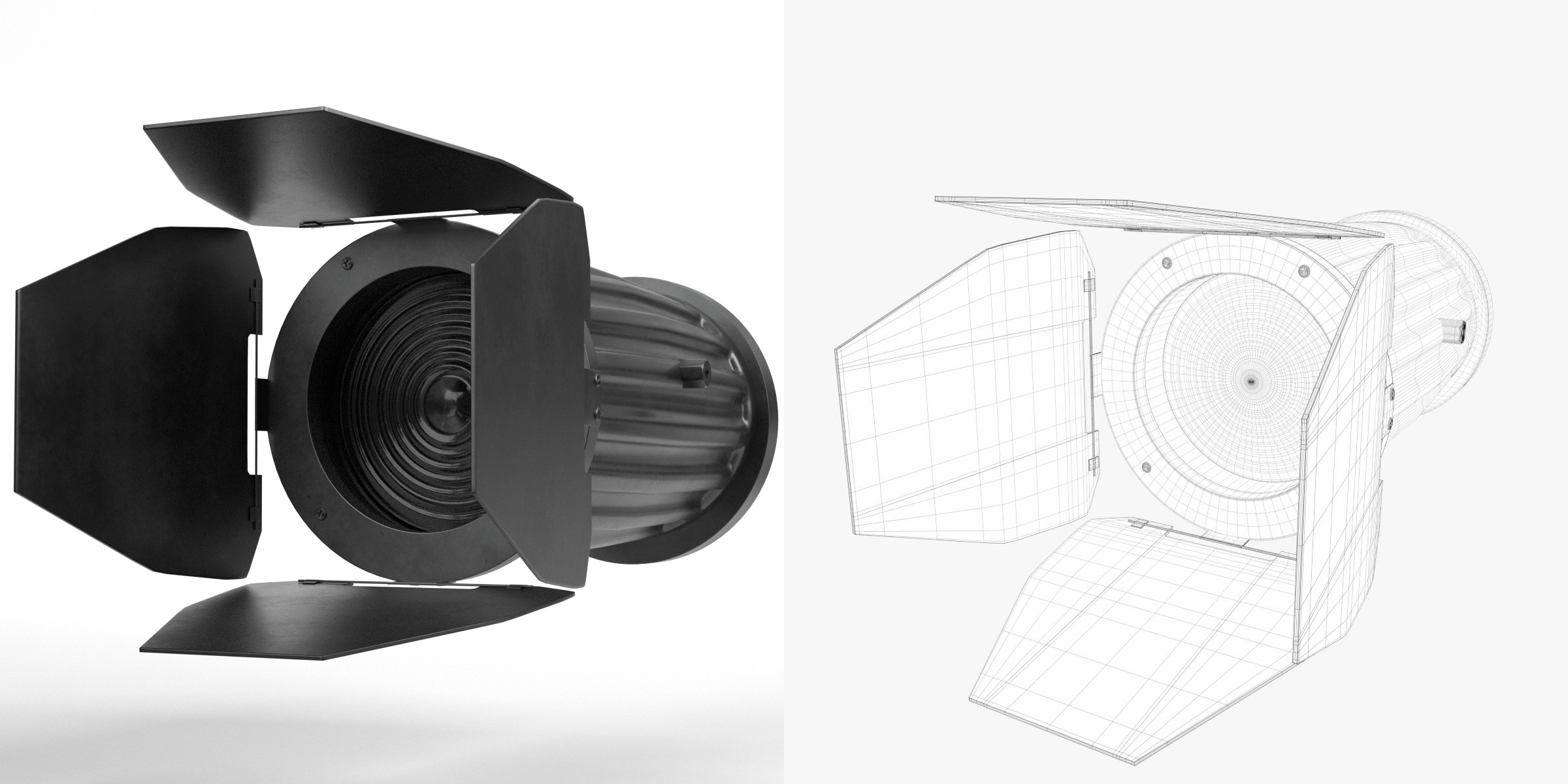 3D-Modell - Bühnenscheinwerfer