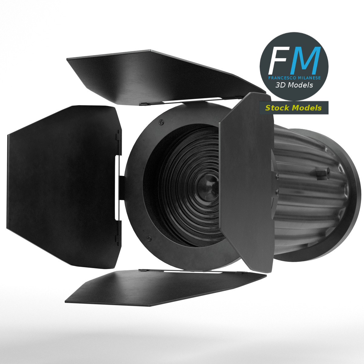 3D-Modell - Bühnenscheinwerfer - 01