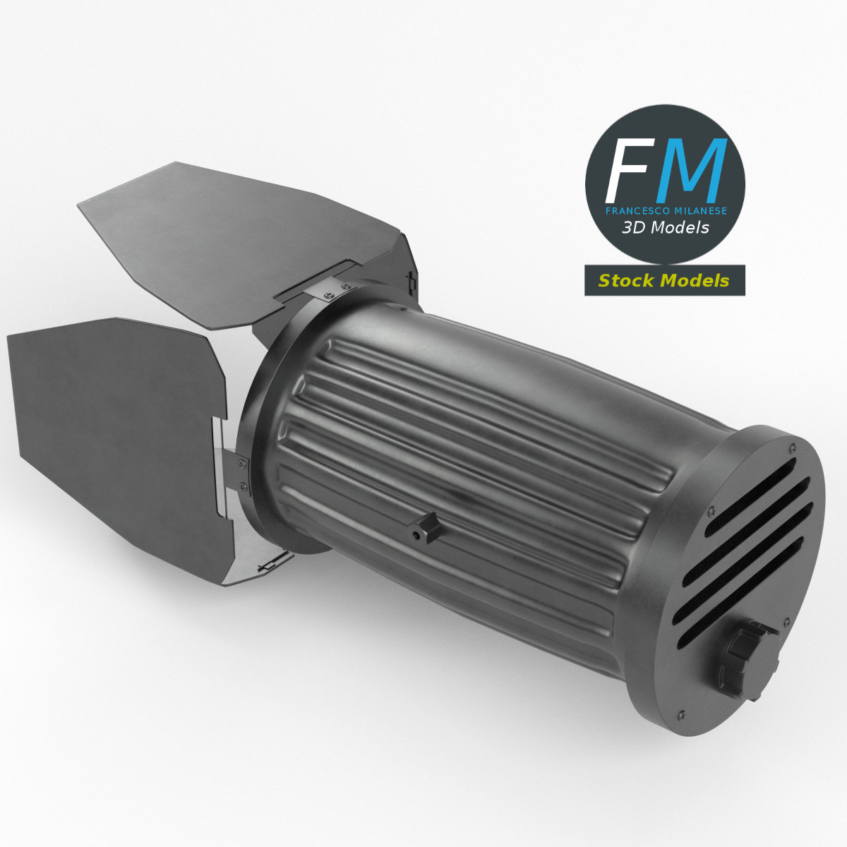3D-Modell - Bühnenscheinwerfer - 02