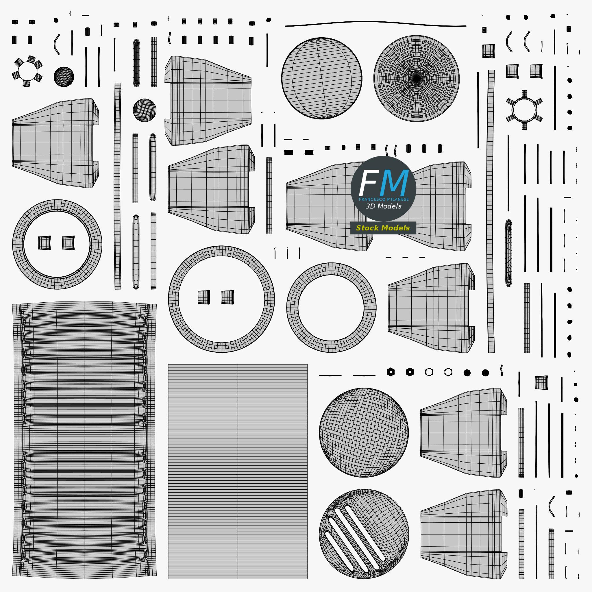3D-Modell - Bühnenscheinwerfer - 11 3D-Modell - Bühnenscheinwerfer - 11