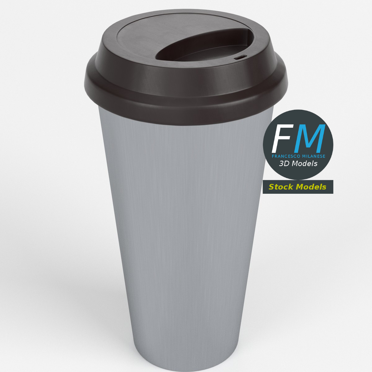 3D-Modell - Edelstahl-Trinkbecher - 01