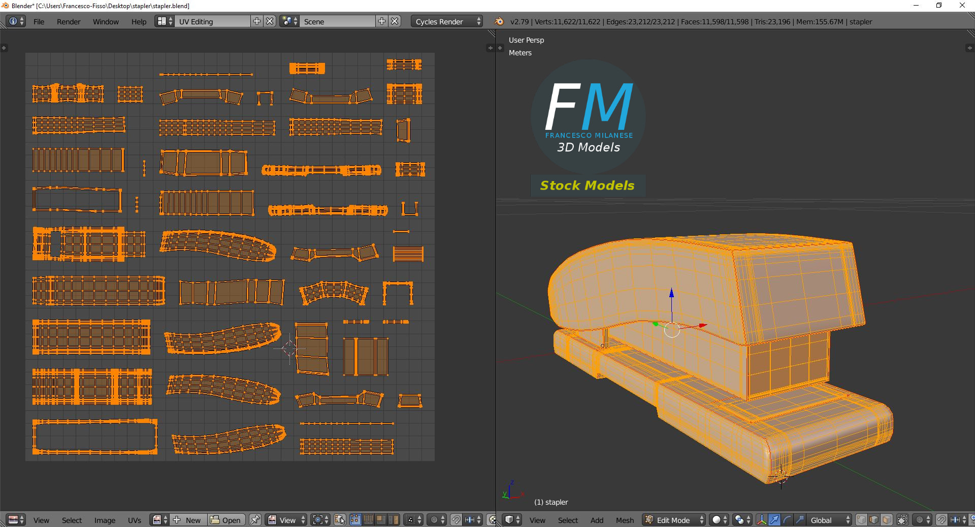 3D-Modell - Bürohefter - 10