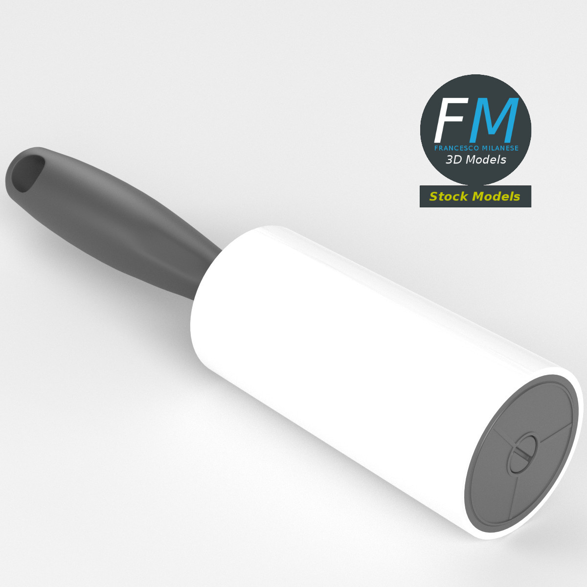 3D-Modell - Klebrige Fusselrolle - 02