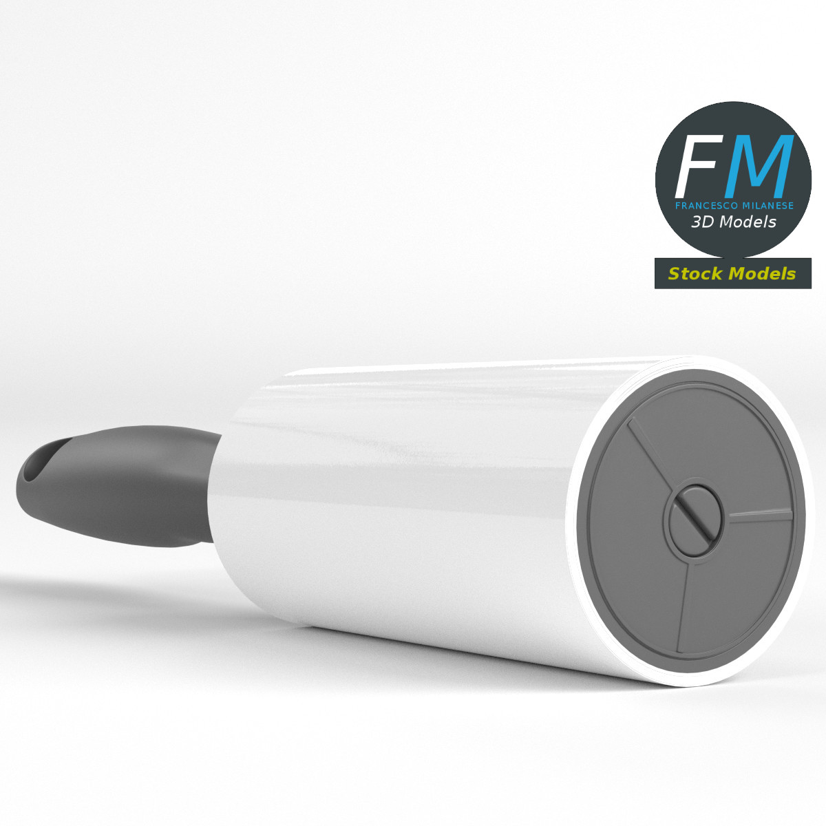 3D-Modell - Klebrige Fusselrolle - 03