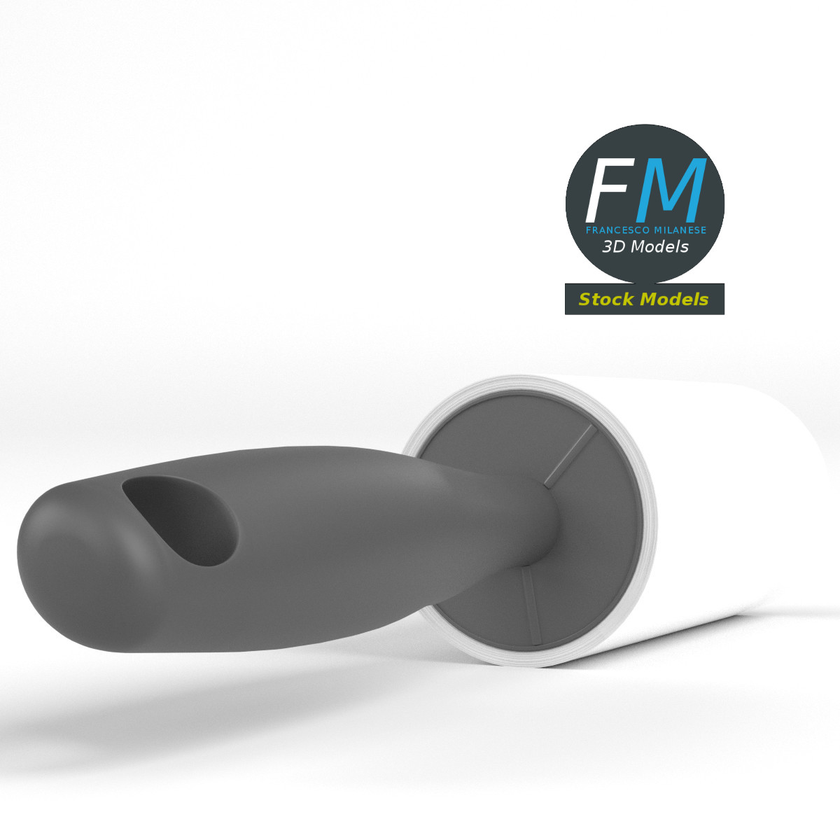 3D-Modell - Klebrige Fusselrolle - 04