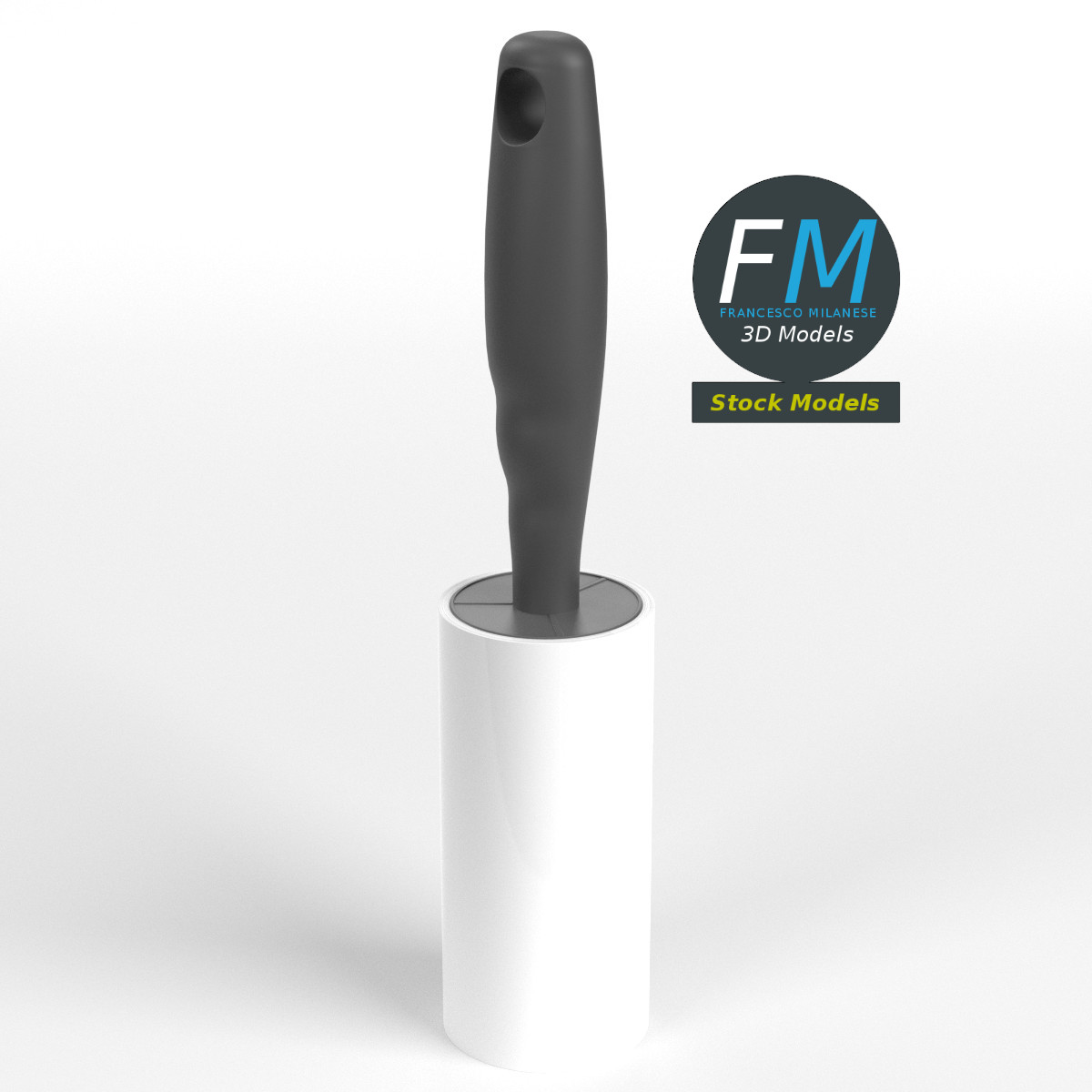 3D-Modell - Klebrige Fusselrolle - 05