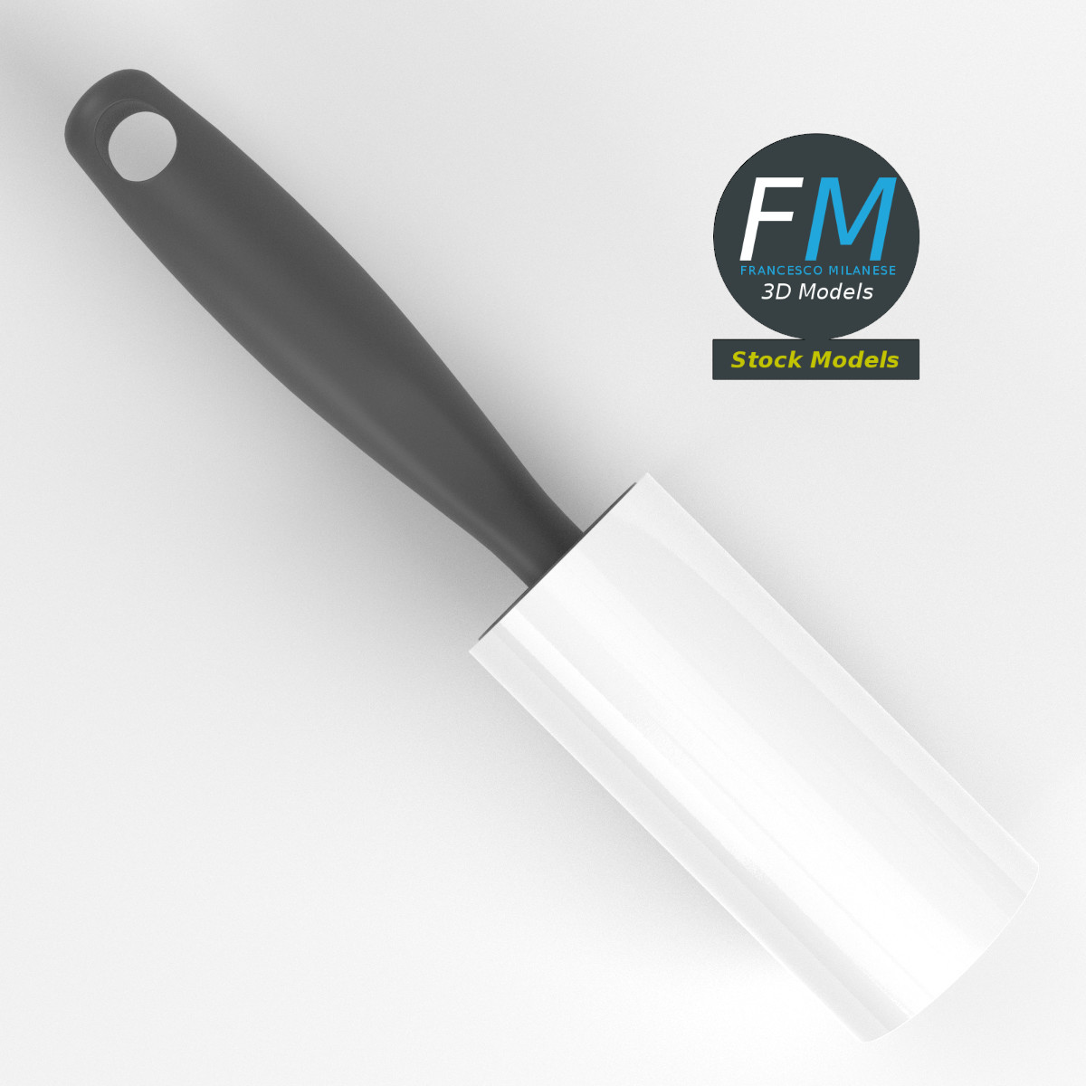 3D-Modell - Klebrige Fusselrolle - 06