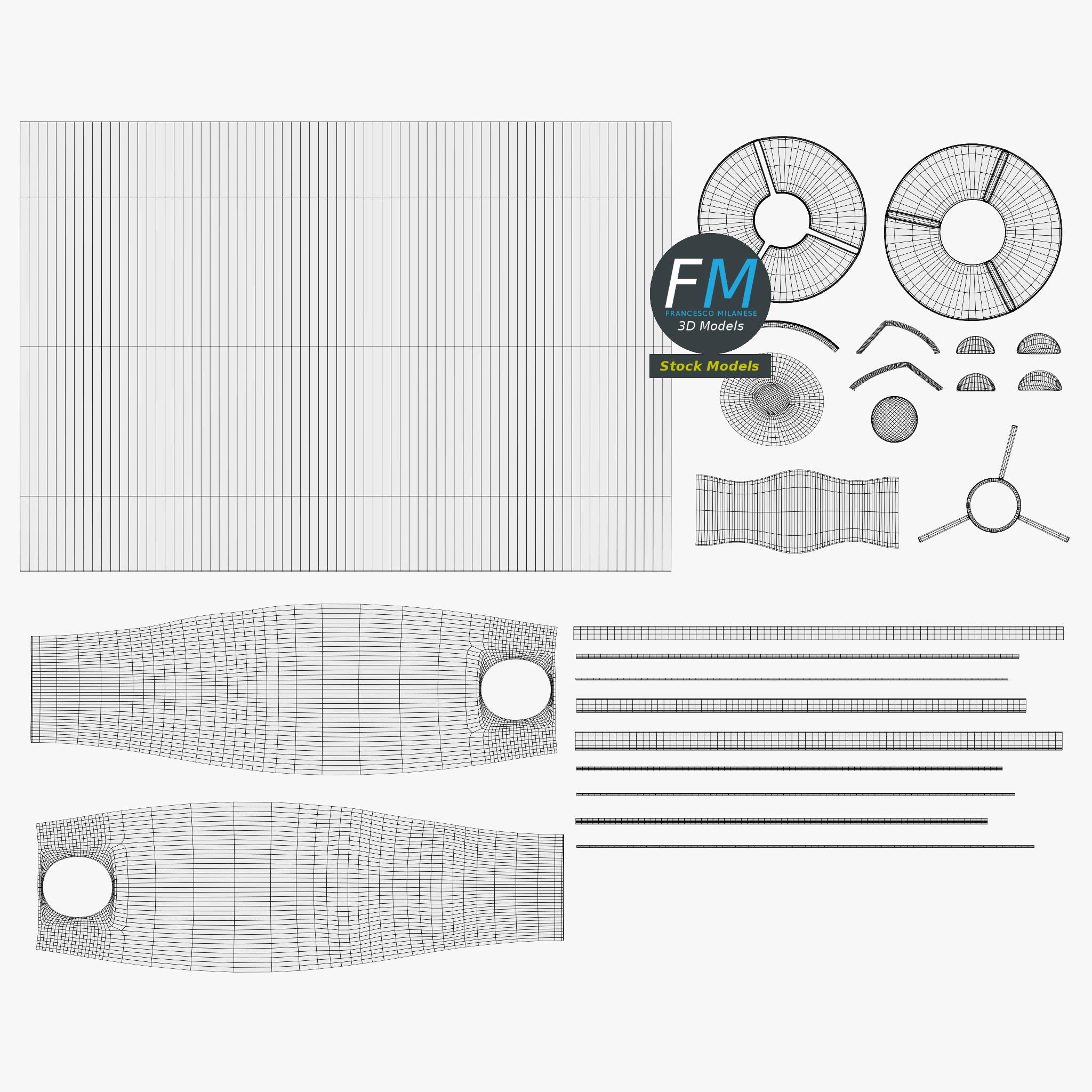 3D-Modell - Klebrige Fusselrolle - 11 3D-Modell - Klebrige Fusselrolle - 11