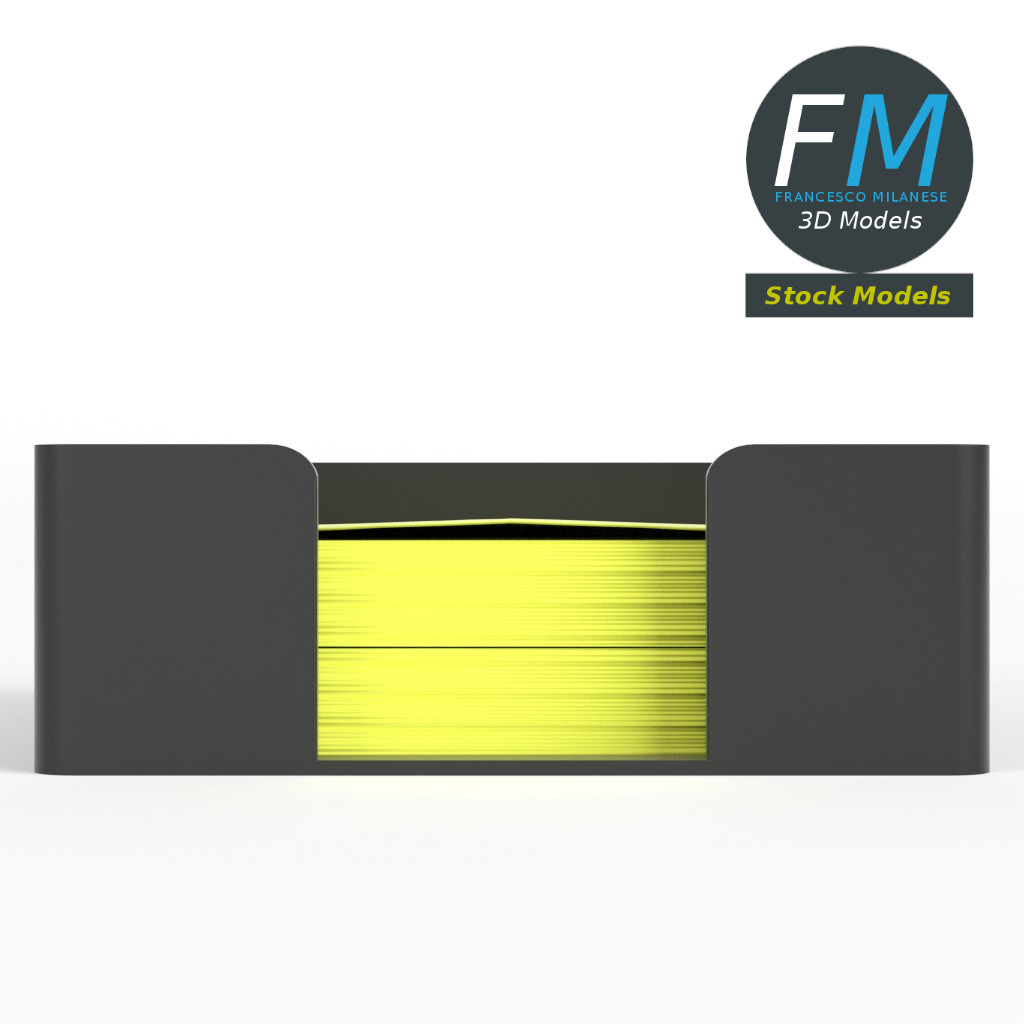3D-Modell - Haftnotizhalter - 03