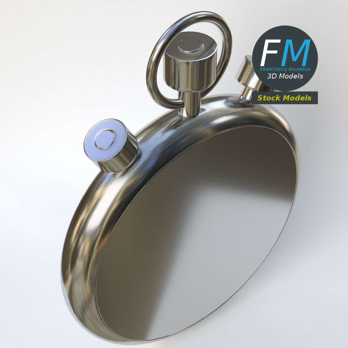 3D-Modell - Mechanische Stoppuhr - 05