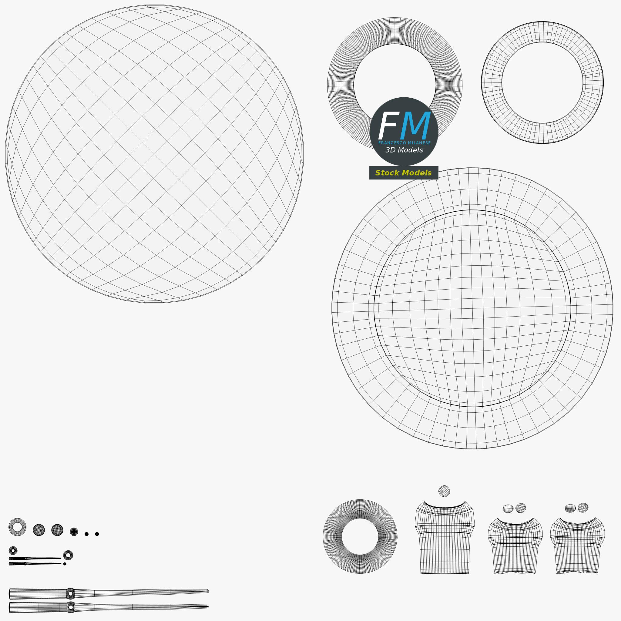 3D-Modell - Mechanische Stoppuhr - 11