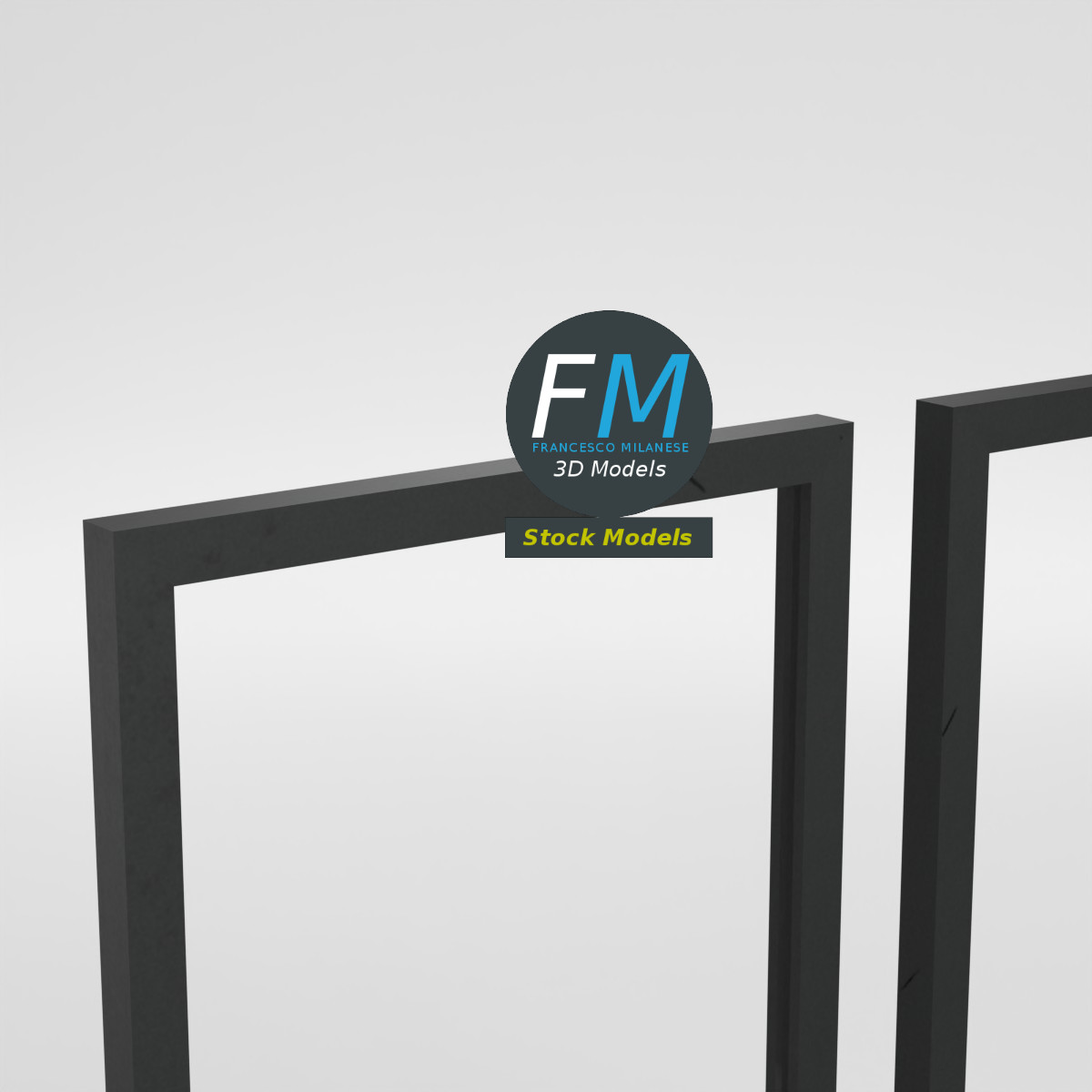 3D-Modell - Modulares Schaufensterrahmen-Set - 06