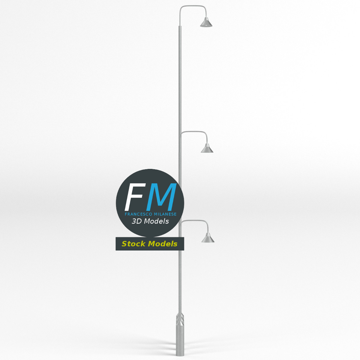 3D-Modell - Straßenlaternen-Set - 03