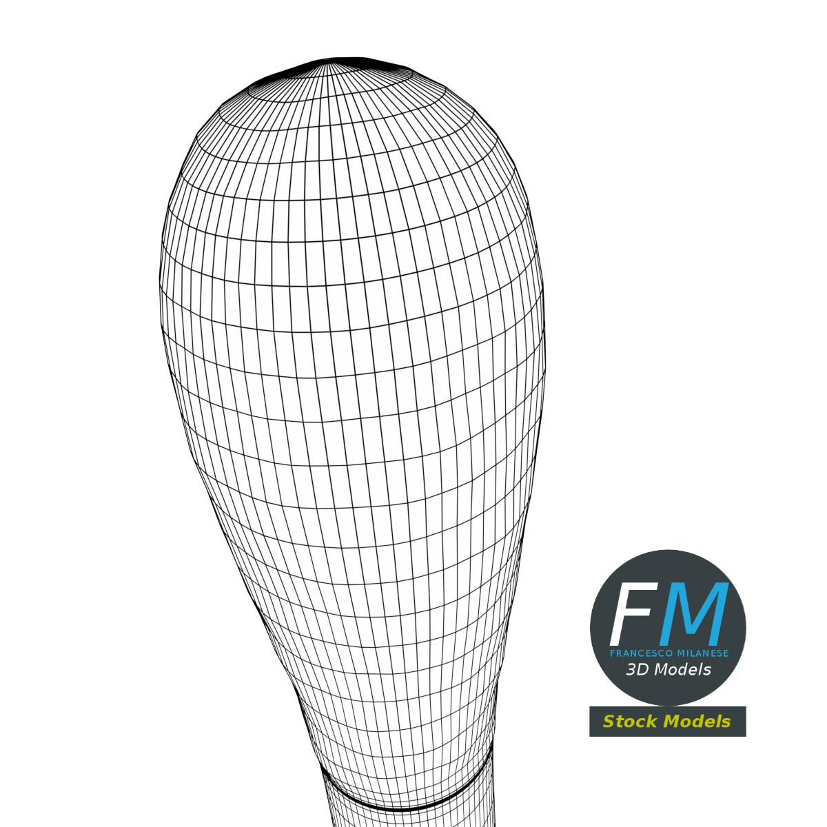 3D-Modell - Stilisiertes Wattestäbchen - 08