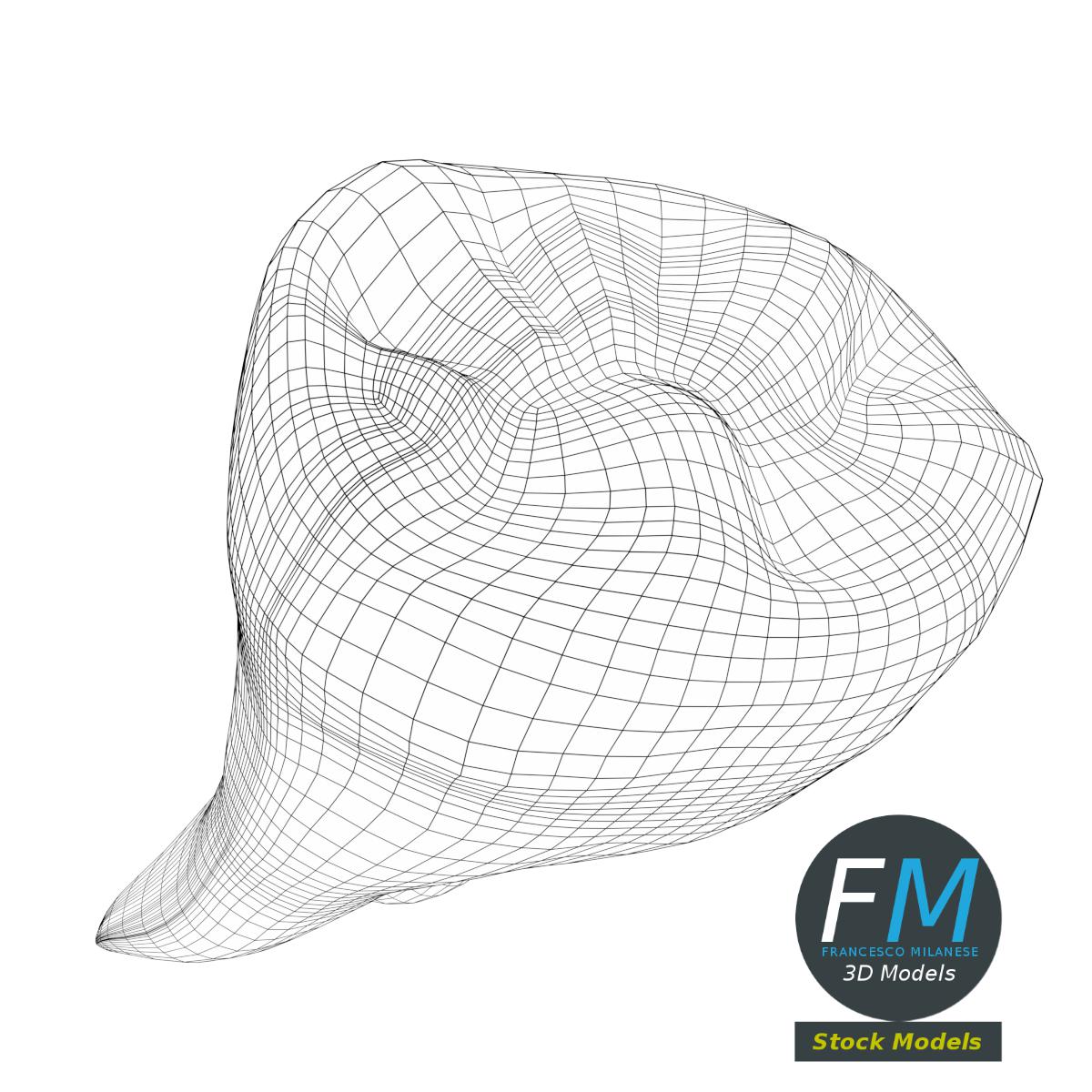 3D-Modell - Stilisierter Menschlicher Erster Molar - 08