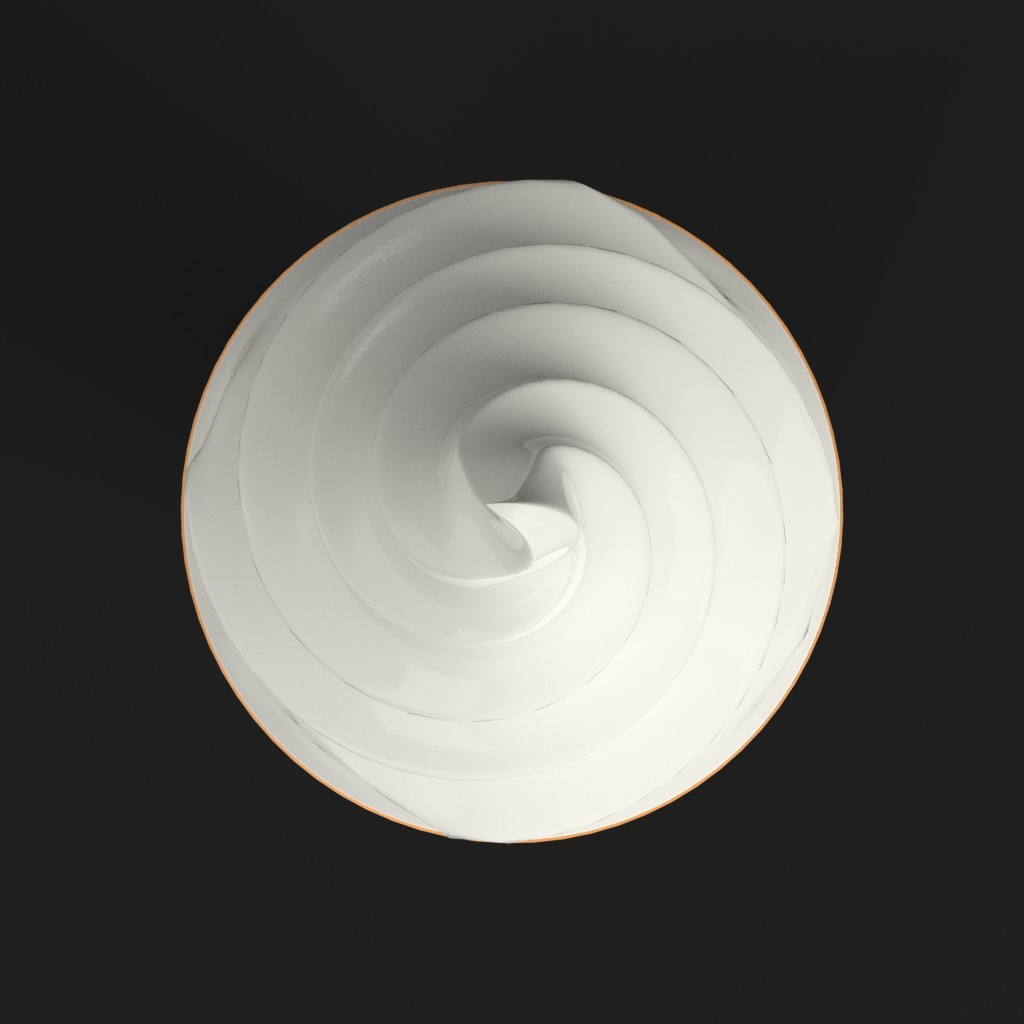 3D-Modell - Stilisierte Softeiswaffel - 06