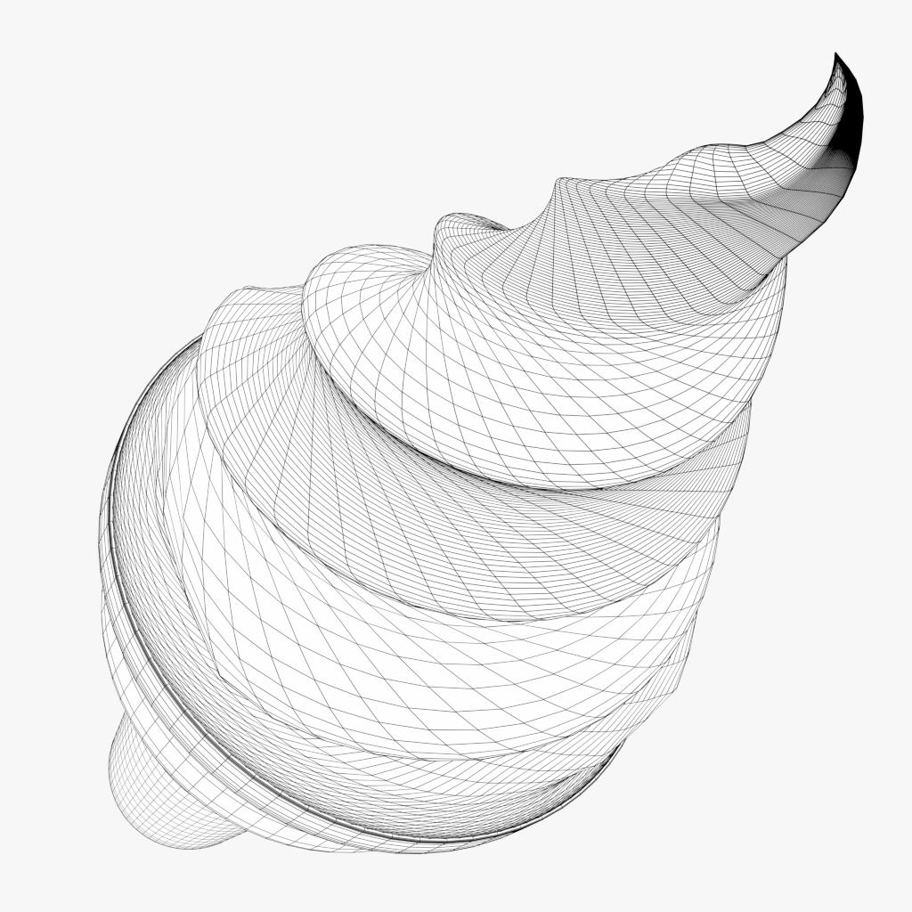 3D-Modell - Stilisierte Softeiswaffel - 08