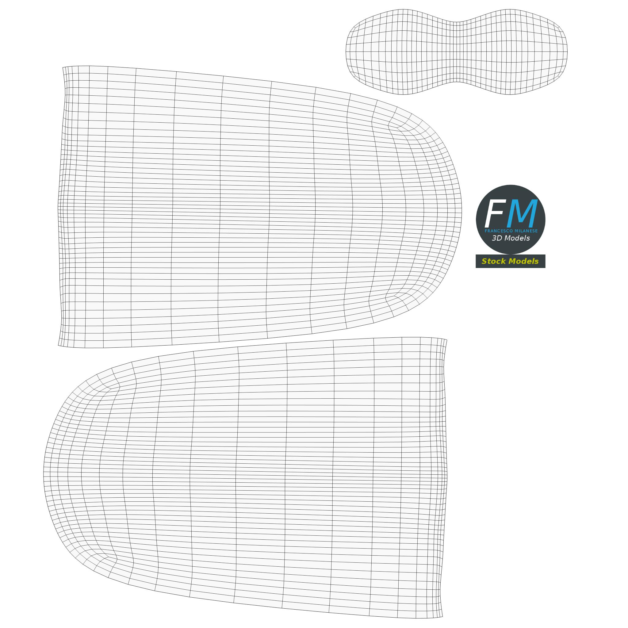 3D-Modell - Stilisiertes Eis am Stiel - 11