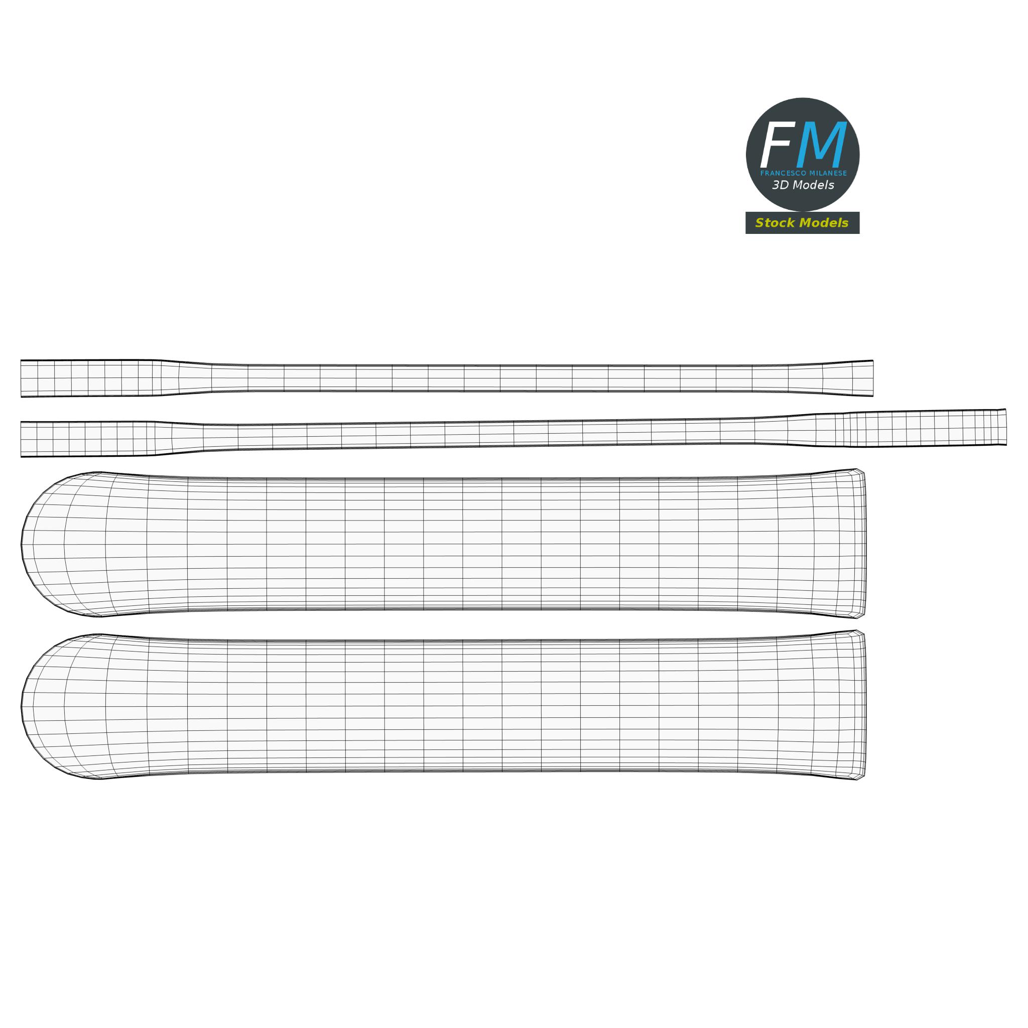3D-Modell - Stilisiertes Eis am Stiel - 12 3D-Modell - Stilisiertes Eis am Stiel - 12