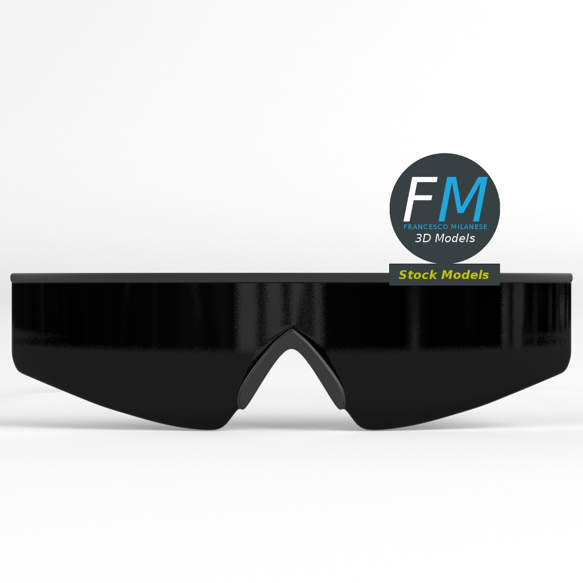 3D-Modell - Biker-Sonnenbrille - 03