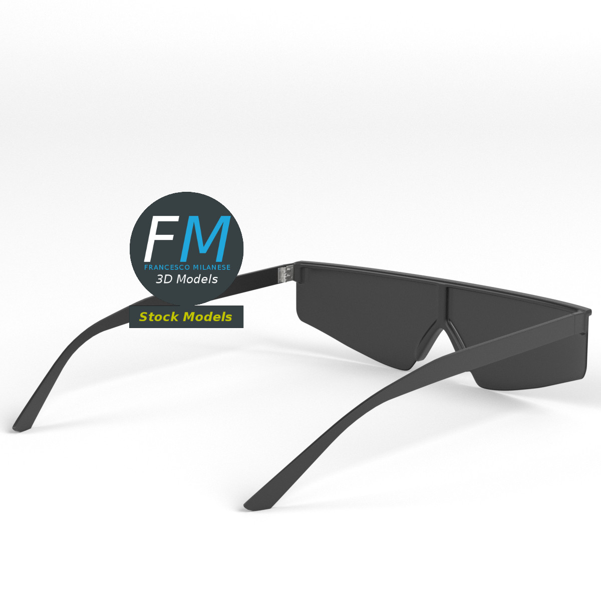 3D-Modell - Biker-Sonnenbrille - 04
