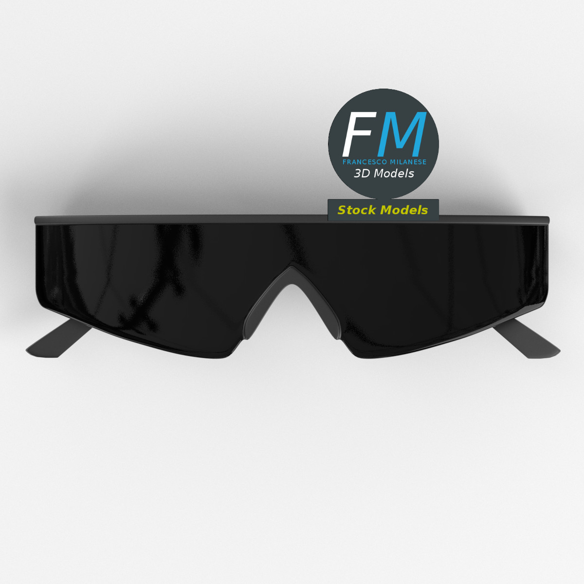 3D-Modell - Biker-Sonnenbrille - 06