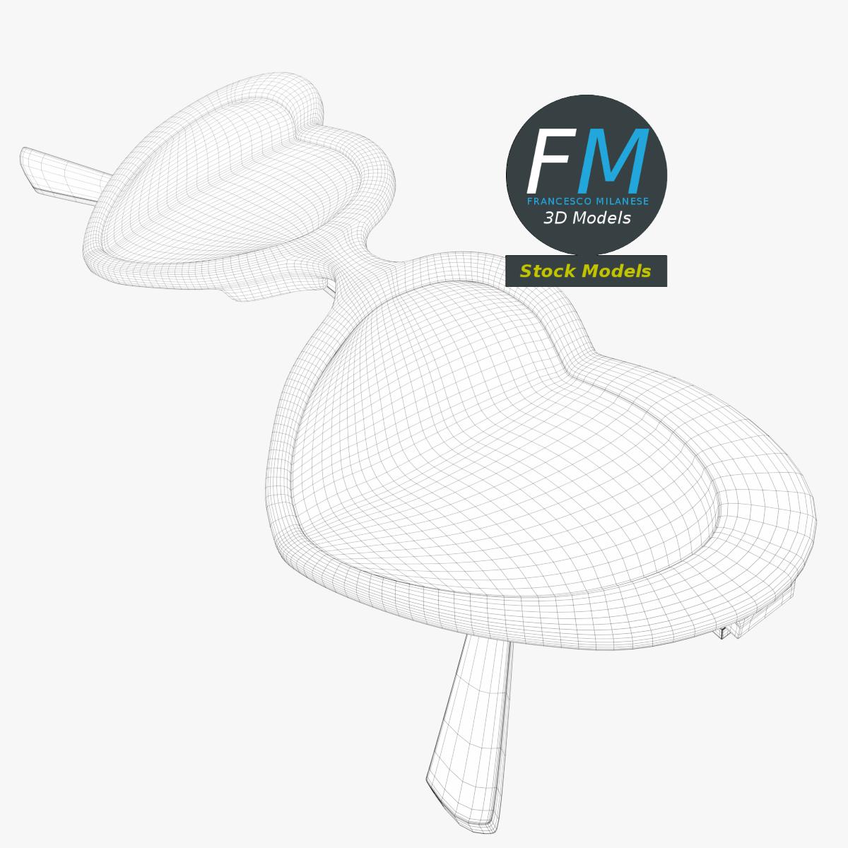 3D-Modell - Herzförmige Sonnenbrille - 07