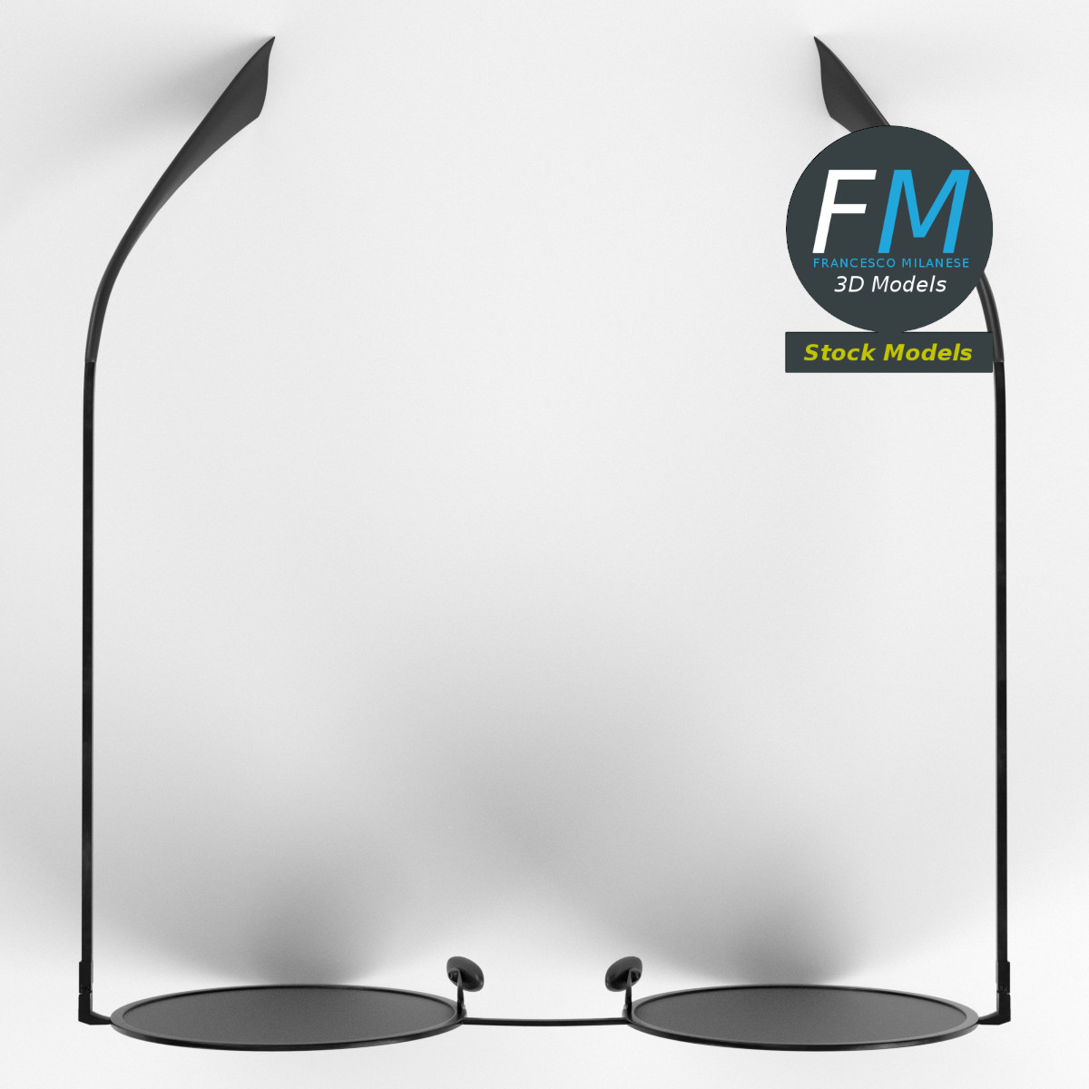 3D-Modell - Runde Sonnenbrille - 06