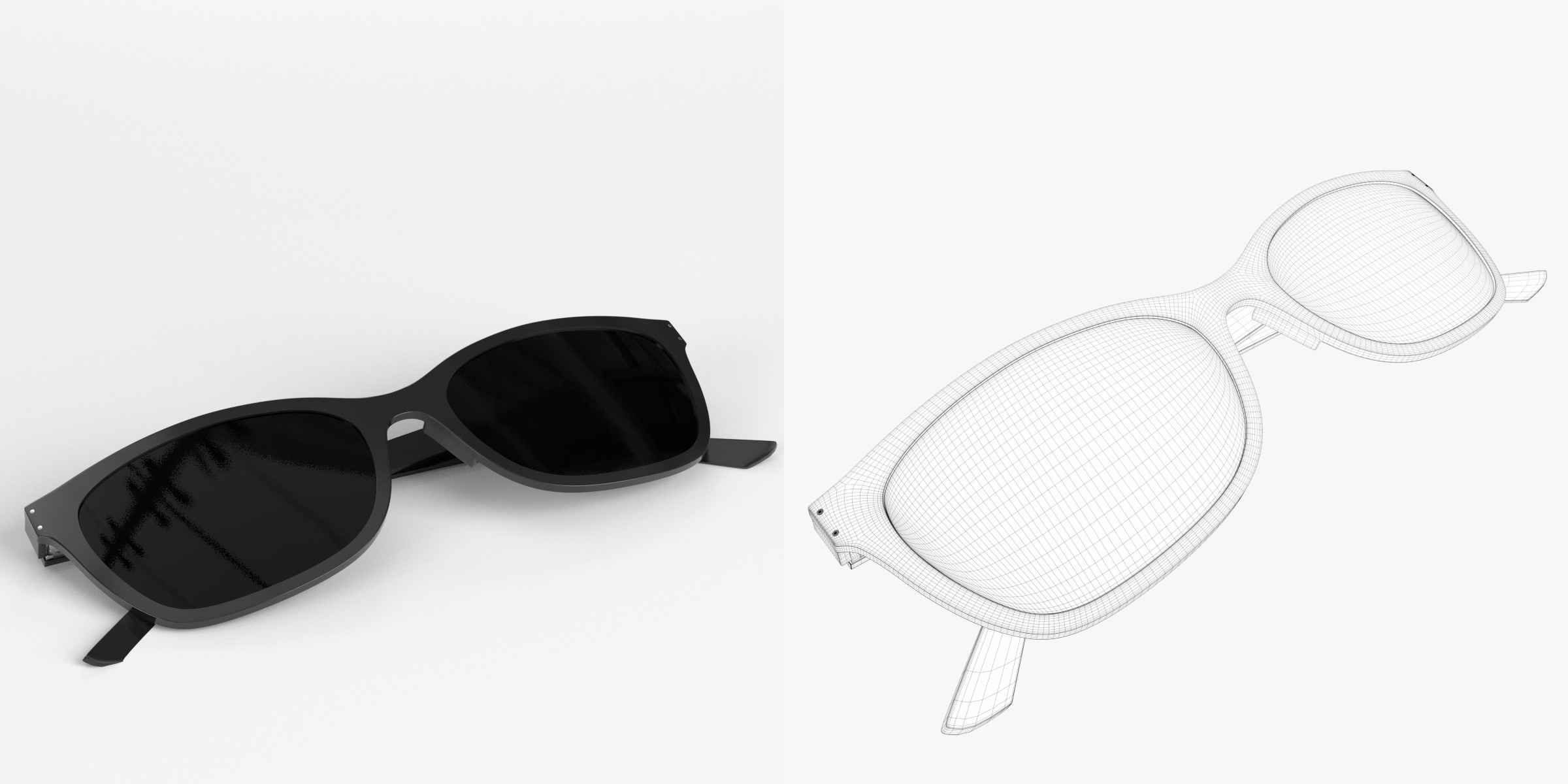3D-Modell - Wellington-Sonnenbrille