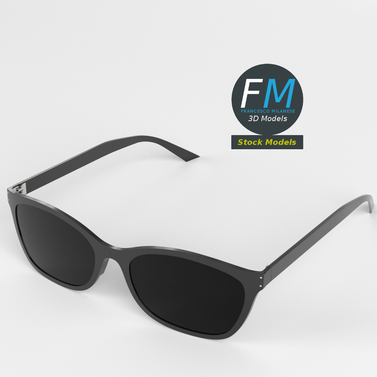 3D-Modell - Wellington-Sonnenbrille - 02