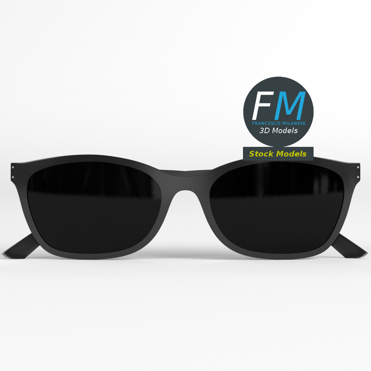 3D-Modell - Wellington-Sonnenbrille - 03