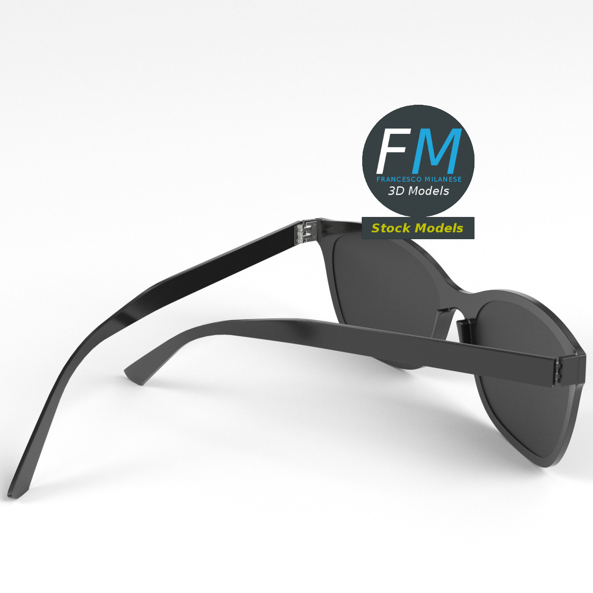 3D-Modell - Wellington-Sonnenbrille - 04