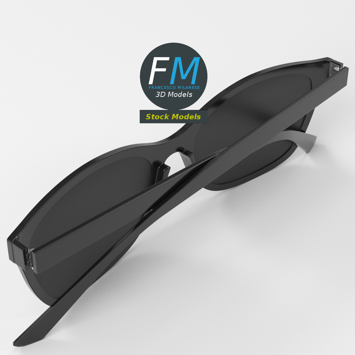 3D-Modell - Wellington-Sonnenbrille - 05