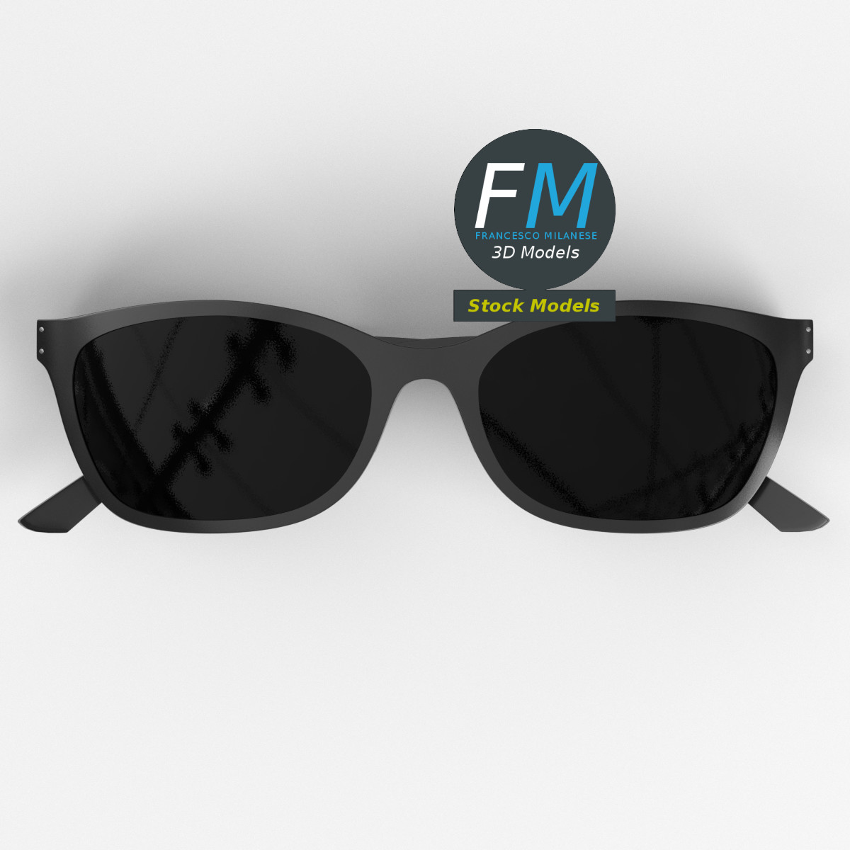 3D-Modell - Wellington-Sonnenbrille - 06
