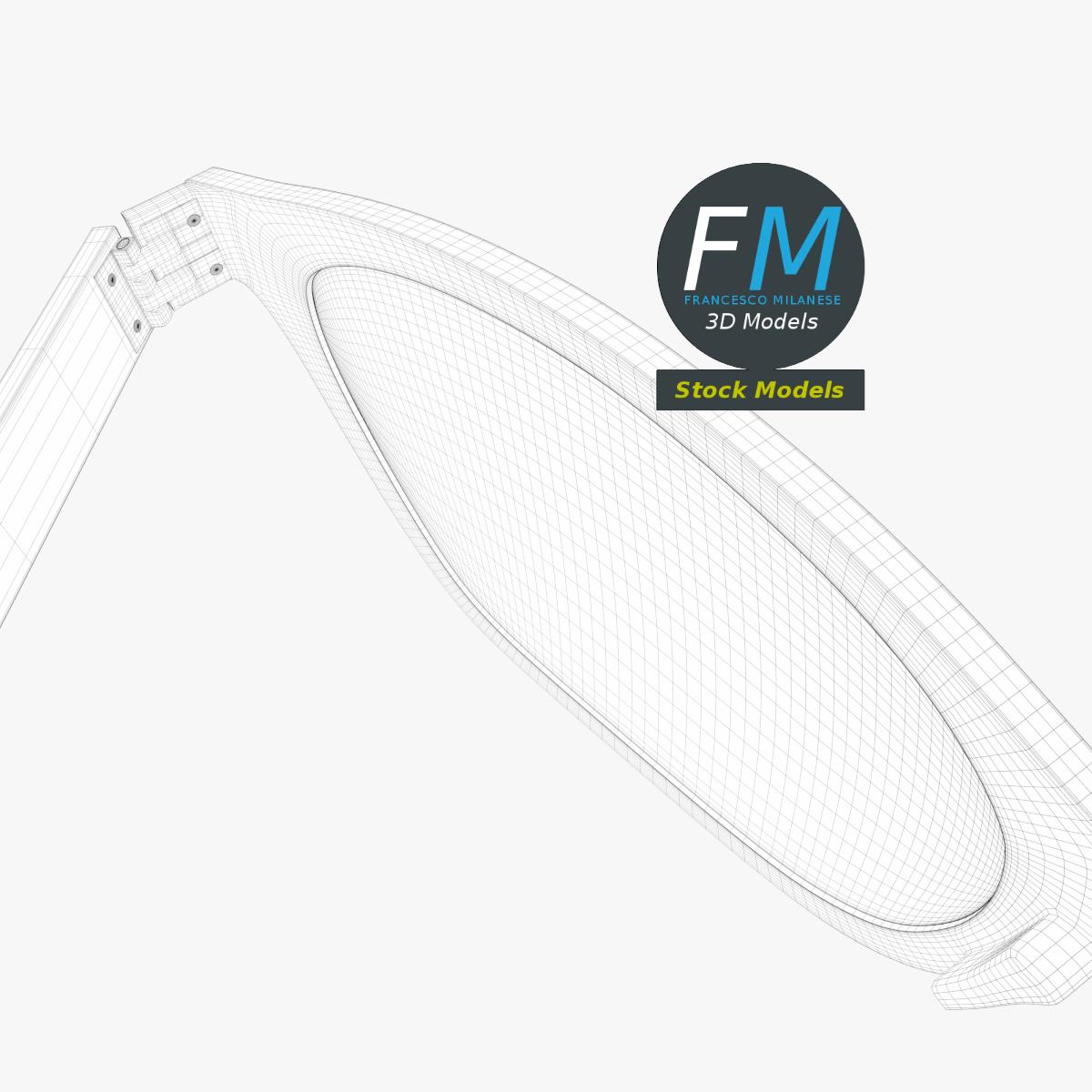 3D-Modell - Wellington-Sonnenbrille - 08