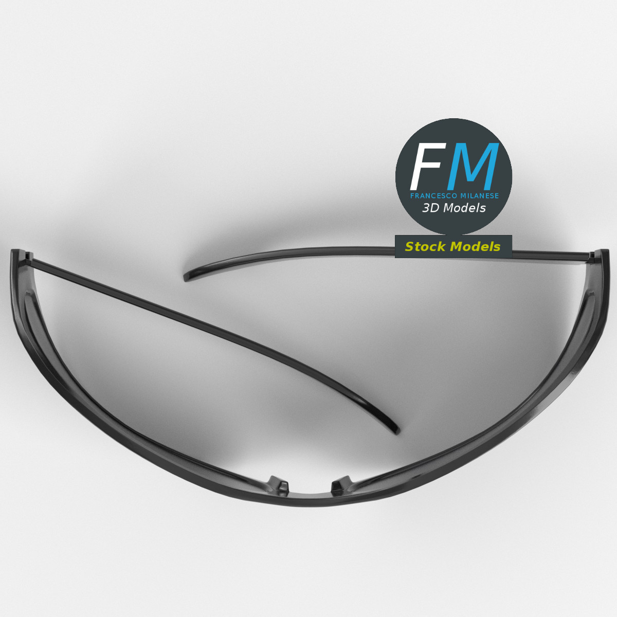 3D-Modell - Wraparound-Sonnenbrille - 06