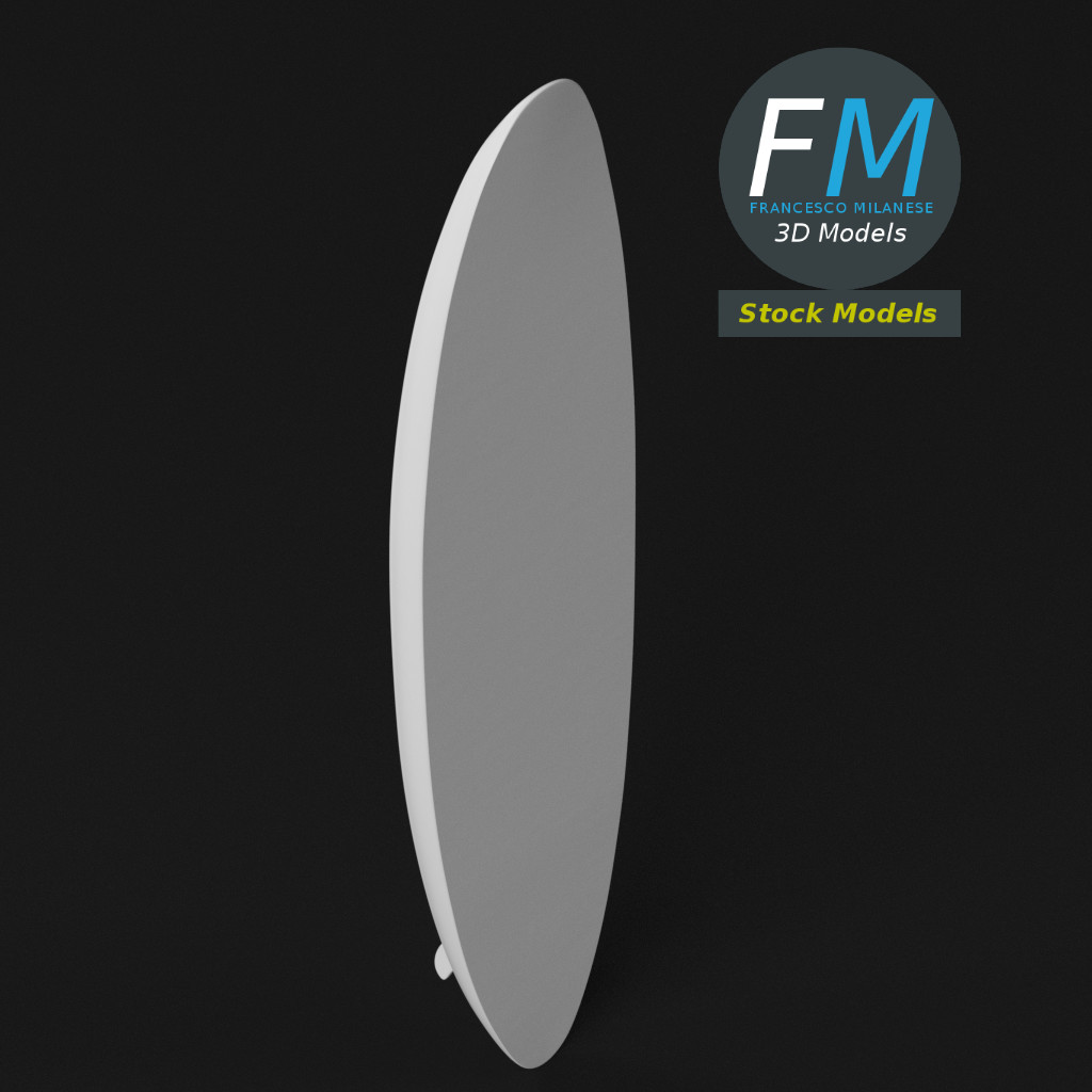 3D-Modell - Surfbrett - 05