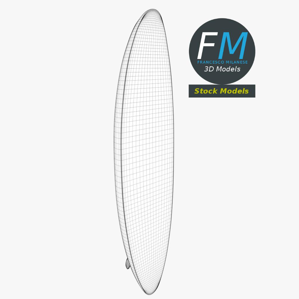 3D-Modell - Surfbrett - 07