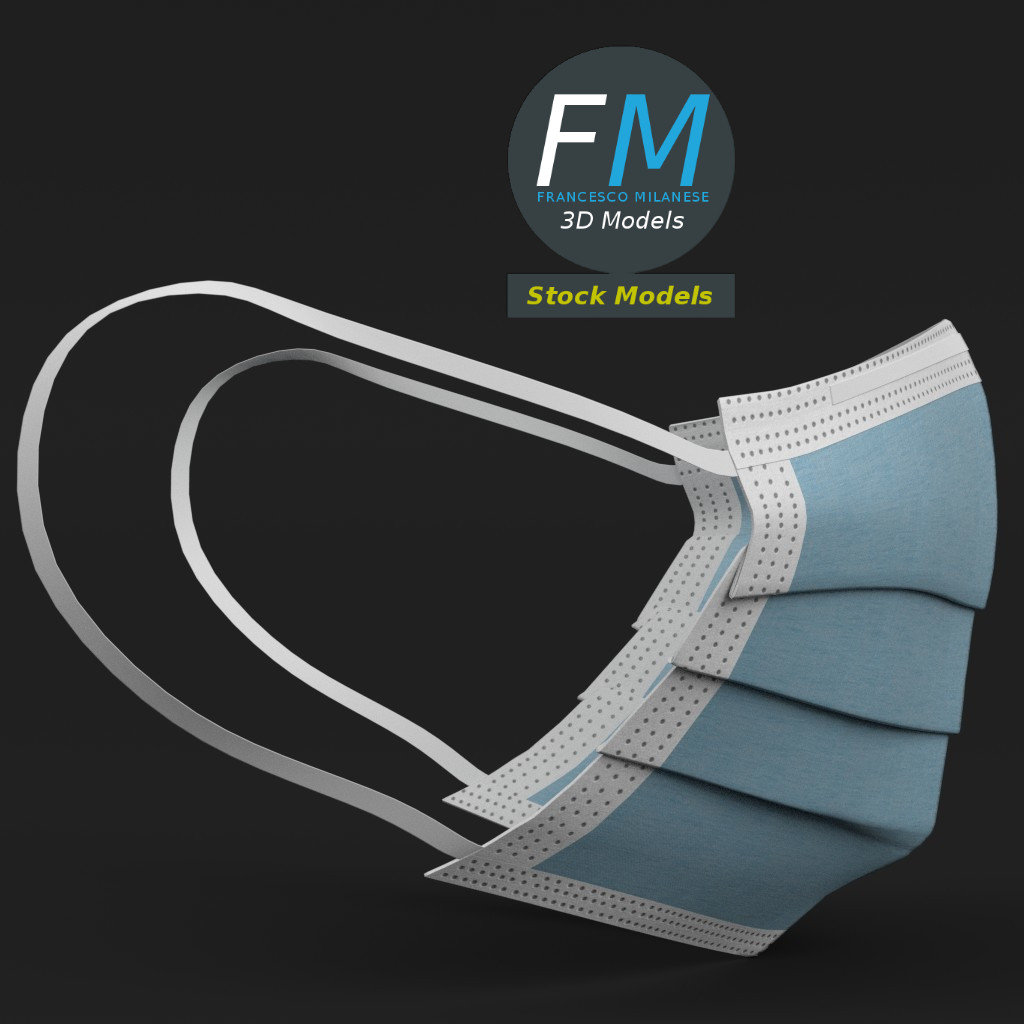 3D-Modell - OP-Maske - 04