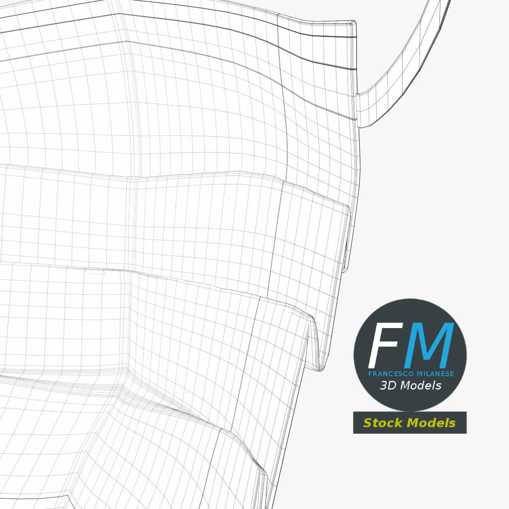 3D-Modell - OP-Maske - 08