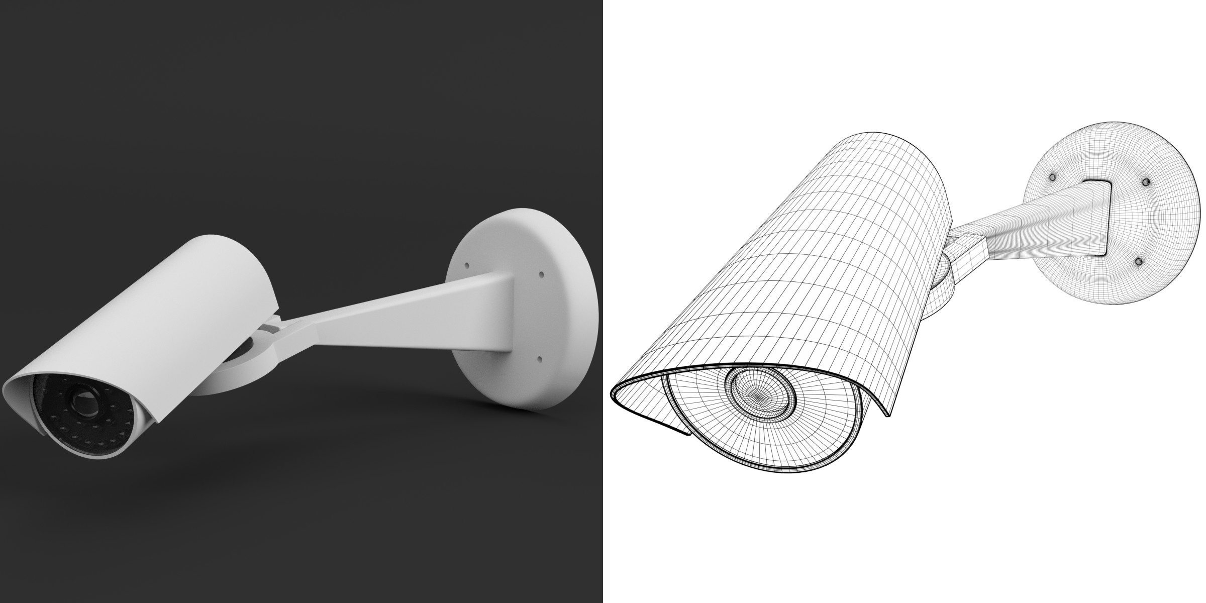 3D-Modell - Überwachungskamera