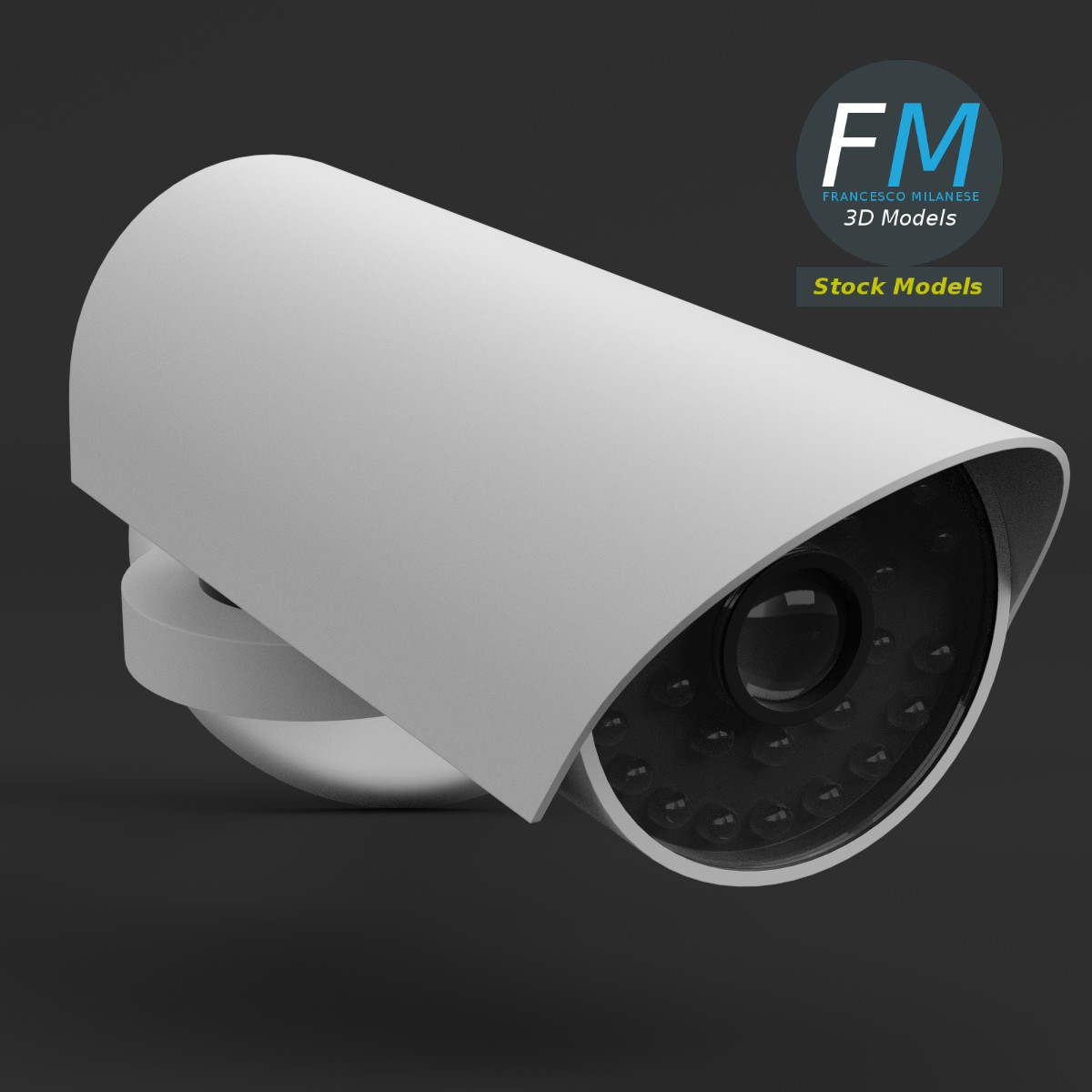 3D-Modell - Überwachungskamera - 03