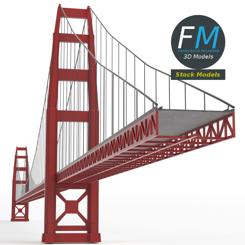 3D-Modell - Hängebrücke - 03